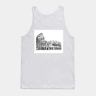 COLOSSEUM ink painting Tank Top